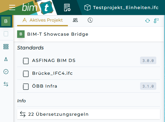 Projekt Ansicht